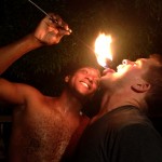 Griff on fire